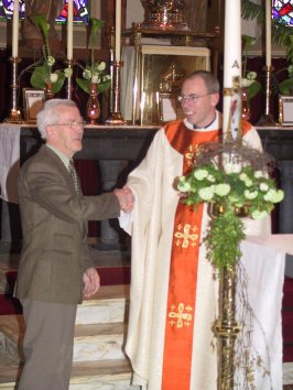Felicitaties van pastoor te Boekhorst.