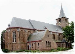 De kerk van Castenray.